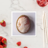 Serviette En Papier Antique Cameo (En situation)