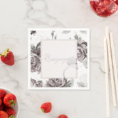 Serviette En Papier Antique fête de fiançailles rose pâle (En situation)