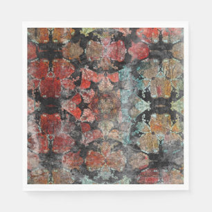Serviette En Papier Antique Grunge Vintage Vieux tapis de laine artisa