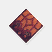 Serviette En Papier Antique radio bois élégant art déco cathédrale (Coin)