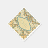 Serviette En Papier Antique Victorien William Morris St. James Floral (Coin)