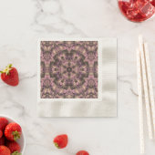 Serviette En Papier Antiquité rose victorienne (En situation)