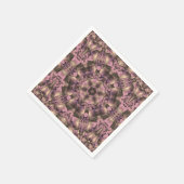 Serviette En Papier Antiquité rose victorienne (Coin)