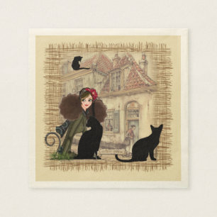 Serviette En Papier Anton Pieck - Dutch Homes