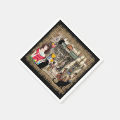 Serviette En Papier Anton Pieck - Magasin de chimiste (Coin)