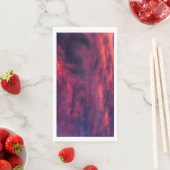 Serviette En Papier août rouge (En situation)