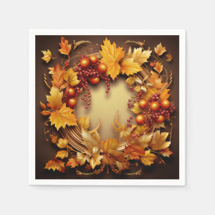Serviette En Papier Aperçu de l'automne : Récolte de germes