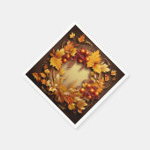 Serviette En Papier Aperçu de l'automne : Récolte de germes (Coin)