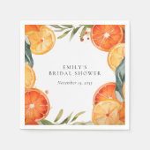 Serviette En Papier Aperol Spritz Fête des mariées aquarelle (Devant)