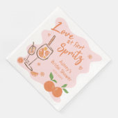 Serviette En Papier Aperol Spritz Fête des mariées Napkin (Coin)