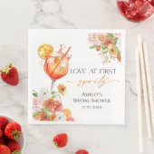 Serviette En Papier Aperol Spritz Fête des mariées Napkin (En situation)