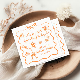 Serviette En Papier Aperol Spritz Fête des mariées Napkin