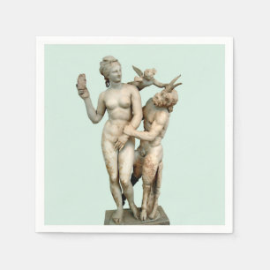 Serviette En Papier Aphrodite, Pan et Eros