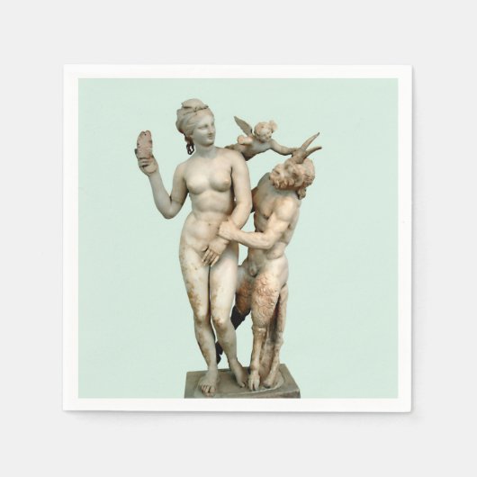 Serviette En Papier Aphrodite, Pan et Eros (Devant)