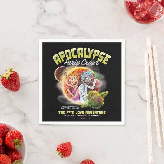 Serviette En Papier Apocalypse (En situation)