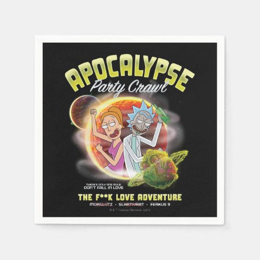 Serviette En Papier Apocalypse (Devant)
