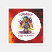 Serviette En Papier Apocalypse Anniversaire Zombie Boy (Devant)