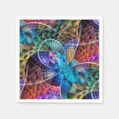 Serviette En Papier Apophyse Abstraite Fractale X (Devant)