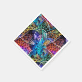 Serviette En Papier Apophyse Abstraite Fractale X (Coin)