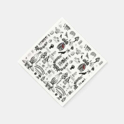 Serviette En Papier Apothécaire (Coin)