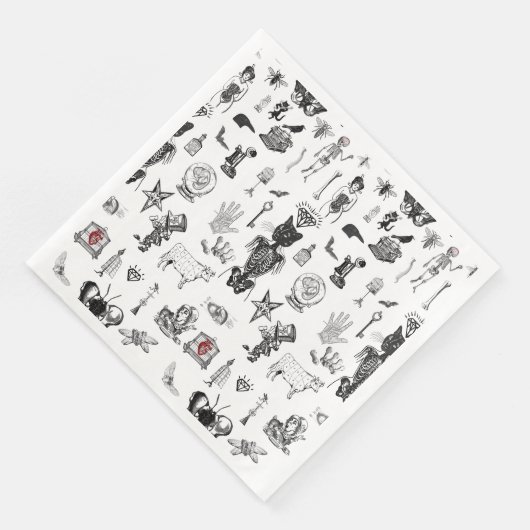 Serviette En Papier Apothécaire (Coin)