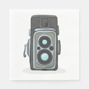 Serviette En Papier Appareil photo reflex TLR à deux objectifs vintage