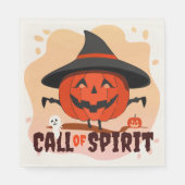 Serviette En Papier Appel de l'Esprit d'Halloween (Devant)
