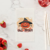 Serviette En Papier Appel de l'Esprit d'Halloween (En situation)