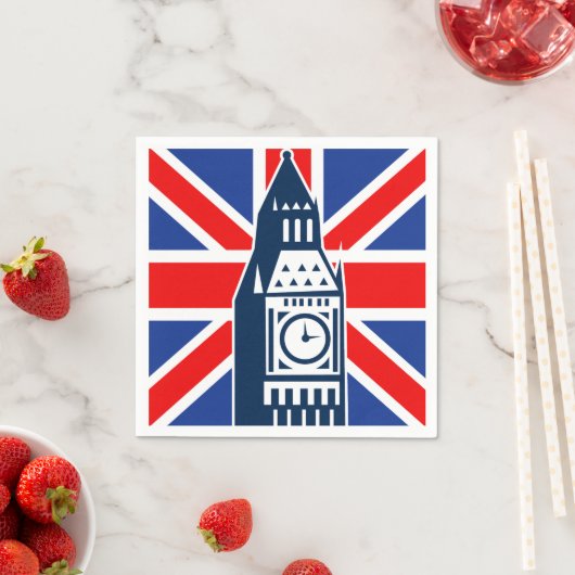 Serviette En Papier Appel de Londres (En situation)