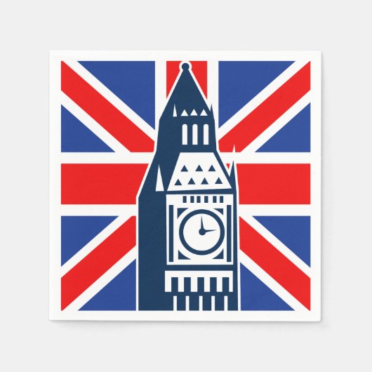 Serviette En Papier Appel de Londres (Devant)