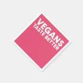 Serviette En Papier Appel Végétalien (Coin)