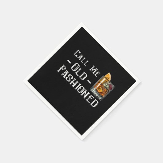 Serviette En Papier Appelez-moi vieux mode (Coin)