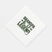 Serviette En Papier Appelle-Moi Grand-Père, Regarde-Moi Golf (Coin)