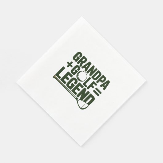 Serviette En Papier Appelle-Moi Grand-Père, Regarde-Moi Golf (Coin)