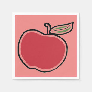 Serviette En Papier Apple