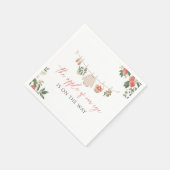 Serviette En Papier Apple of Our Eye Fall Baby Shower (Coin)