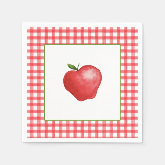 Serviette En Papier Apple Party Napkin (Devant)