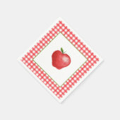 Serviette En Papier Apple Party Napkin (Coin)