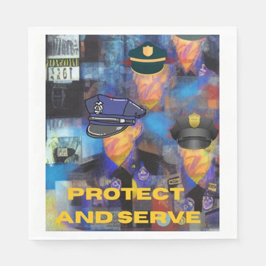 Serviette En Papier Appréciation de la police (Devant)