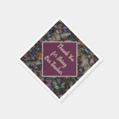 Serviette En Papier Appréciation de l'enseignant Merci en mosaïque col (Coin)