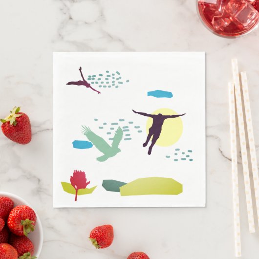 Serviette En Papier Apprendre à voler (En situation)