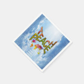 Serviette En Papier Apprendre la paix (Coin)