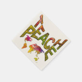 Serviette En Papier Apprendre la paix (Coin)