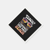 Serviette En Papier Apprenez-Moi Que Vous Avez Dit Professeur De Plage (Coin)