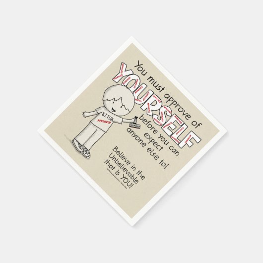 Serviette En Papier Approuvez-vous (Coin)