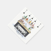 Serviette En Papier Approvisionnez le bar | Cadeau personnalisé pour c (Coin)