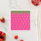 Serviette En Papier Apron aux fraises de fruits (En situation)