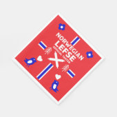 Serviette En Papier Apron norvégien de gauche (Coin)