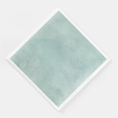 Serviette En Papier Aqua Turquoise Mint Mariage de texture (Coin)