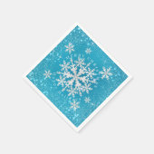 Serviette En Papier Aqua White (Coin)
